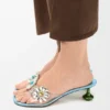 Toy Crystal Flowers Sandal in Pvc