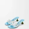 Toy Crystal Flowers Sandal in Pvc