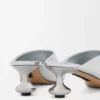 Toy Mule in Laminated Lambskin