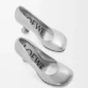 Toy Pump in Laminated Lambskin Toy Pump in Laminated Lambskin
