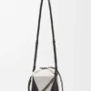 Treasure Bako Bucket in Canvas Jacquard and Calfskin