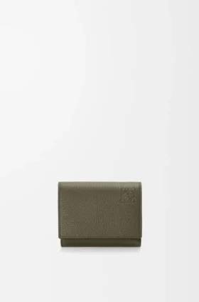 Trifold Wallet in Soft Grained Calfskin