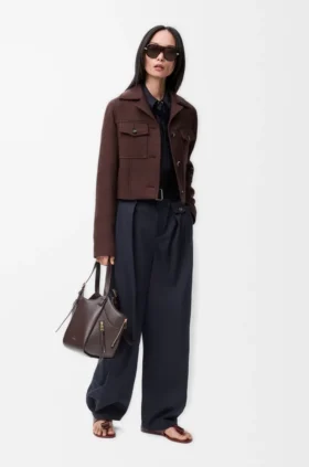 Trousers in Cotton and Silk