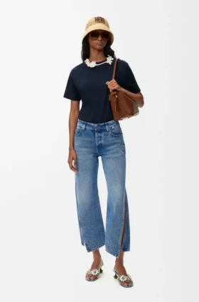 Trousers in Denim