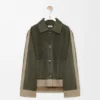 Turn-Up Jacket in Suede Lambskin Turn-Up Jacket in Suede Lambskin