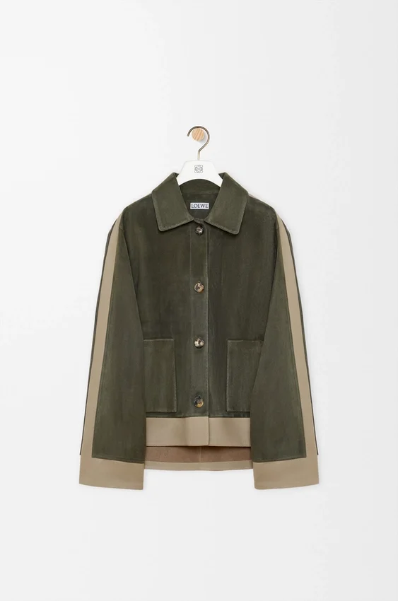 Turn-Up Jacket in Suede Lambskin Turn-Up Jacket in Suede Lambskin