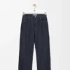 Turn-Up Jeans in Denim