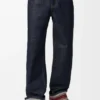 Turn-Up Jeans in Denim
