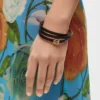 Twist Bangle in Calfskin