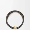 Twist Bangle in Calfskin