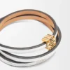 Twist Bangle in Calfskin