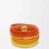Twist Double Bracelet in Calfskin