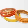 Twist Double Bracelet in Calfskin