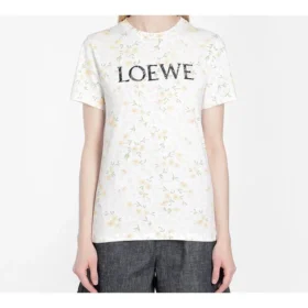 Version Flower Cotton Short Sleeve White S540333Xar-2108