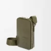 Vertical Crossbody Pocket in Satin Calfskin