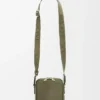 Vertical Crossbody Pocket in Satin Calfskin
