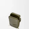 Vertical Crossbody Pocket in Satin Calfskin