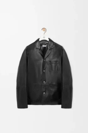 Workwear Jacket in Nappa Lambskin