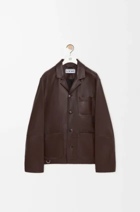 Workwear Jacket in Nappa Lambskin