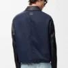 Workwear Jacket in Nappa Lambskin and Nylon