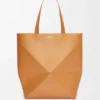 Xl Puzzle Fold Tote in Shiny Calfskin Xl Puzzle Fold Tote in Shiny Calfskin
