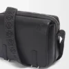 Xs Military Messenger Bag in Supple Smooth Calfskin and Jacquard Xs Military Messenger Bag in Supple Smooth Calfskin and Jacquard