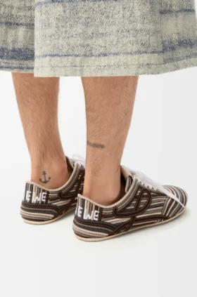 Yago Sneaker in Embroidered Canvas Yago Sneaker in Embroidered Canvas