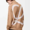 Zip-Up Cardigan in Cotton, Linen and Wool