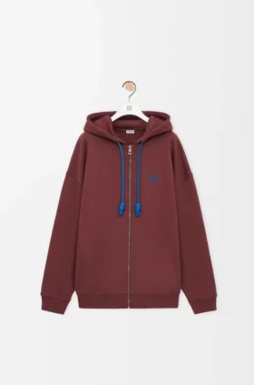 Zip-Up Hoodie in Cotton