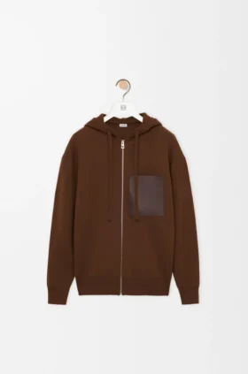 Zip-Up Hoodie in Wool
