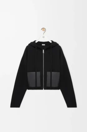 Zip-Up Hoodie in Wool