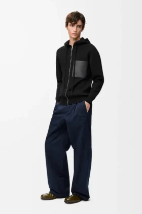 Zip-Up Hoodie in Wool