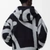 Zip-Up Hoodie in Wool and Cotton