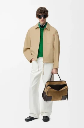 Zip-Up Jacket in Cotton
