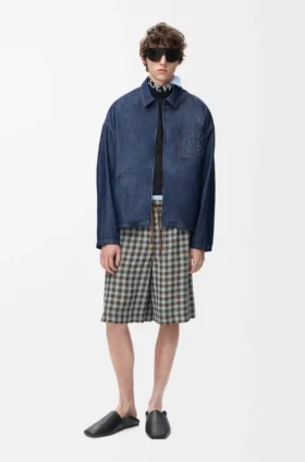 Zip-Up Jacket in Cotton