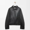 Zip-Up Jacket in Nappa Lambskin Zip-Up Jacket in Nappa Lambskin