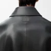 Zip-Up Jacket in Nappa Lambskin Zip-Up Jacket in Nappa Lambskin