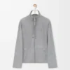 Zip-Up Jacket in Suede Lambskin Zip-Up Jacket in Suede Lambskin