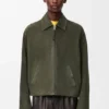 Zip-Up Jacket in Suede Lambskin Zip-Up Jacket in Suede Lambskin