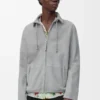 Zip-Up Jacket in Suede Lambskin Zip-Up Jacket in Suede Lambskin