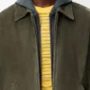 Zip-Up Jacket in Suede Lambskin Zip-Up Jacket in Suede Lambskin