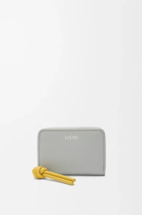 Zipped Coin Purse in Shiny Nappa Calfskin